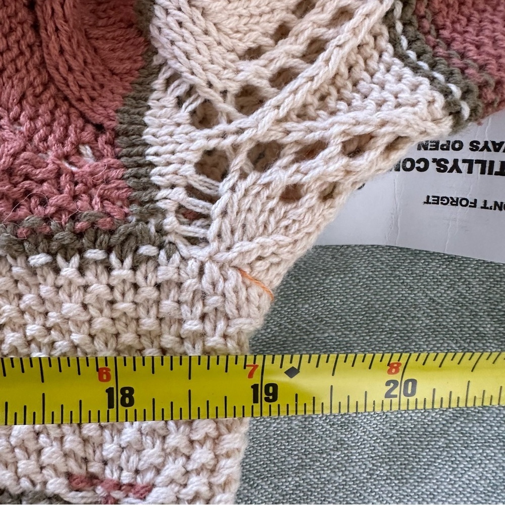 Tilly’s RSQ Women’s Striped Knit Cropped Sweater Size S NWT - Picture 6 of 8